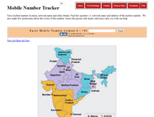 Tablet Screenshot of mobilenumbertracker.co.in
